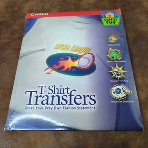 CANON T-SHIRT TRANSFERS 8 1/2" X 11" Make Your Own Fashion Statement TR-101 - Picture 1 of 4