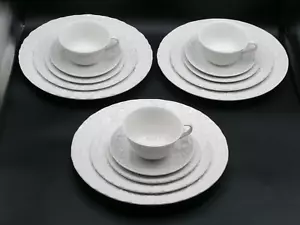 Vtg Ralph Lauren CLAIRE Dinnerware 3 Sets 5-Piece Place Settings 15 Total Pieces - Picture 1 of 22