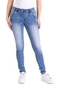 Blue Monkey Jeans Manie 11366 Denim/ Skinny/Button Fly - Bild 1 von 3