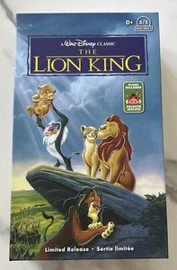 Walt Disney The Lion King Timon & Pumbaa Plush VHS Box Limited Release 3/5 NEW - Picture 1 of 9