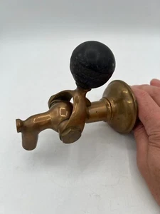 Antique Brass Beer Tapper Tap / Soda Fountain with Backside Hardware - Picture 1 of 12