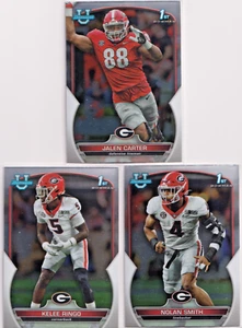 Jalen Carter Kelee Ringo Nolan Smith Eagles Bulldogs 2022 Bowman University - Bild 1 von 2