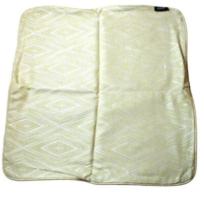 Lovesac Throw Pillow Cover with Piping 24x24 inch Celadon Green Diamante Weave - Image 1 of 4