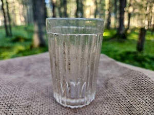 WWI ORIGINAL GERMAN SHOT GLASS MUSTARD JAR RELIC from CHRISTMAS BATTLES - Picture 1 of 5
