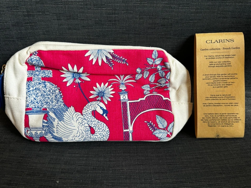 Clarins - BOLSA/ESTUCHE/BOLSA MAQUILLAJE VIAJE TELA JARDÍN - NUEVO Foto 1 de 1