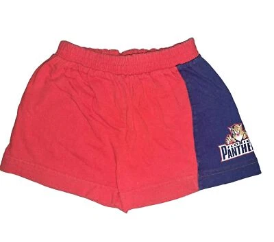 Pantalones Cortos Florida Panthers NHL Hockey Vintage Años 90 Niño Talla 3T RARO Foto 1 de 4