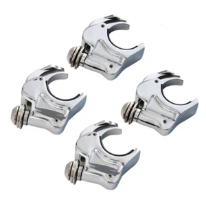39mm 4PCS Front Fork Windshield Clamps For Harley Sportster 883 1200 Dyna FXDWG - Picture 1 of 9