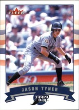 2002 Fleer Tampa Bay Devil Rays Baseball Card #134 Jason Tyner
