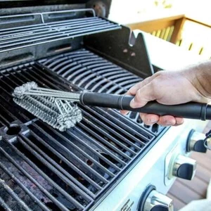 Accessori Barbecue Grill Spazzole Pulizia BBQ Strumento Acciaio Inox Antiaderente - Foto 1 di 26
