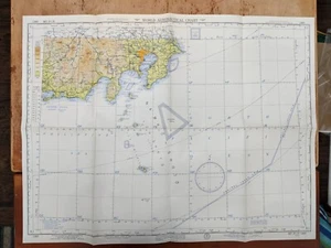 US Air Force Sectional Aeronautical Chart Map  1955 Mt. Fuji. Color #389  - Picture 1 of 24