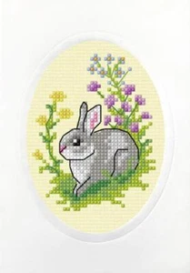 Orchidea Complete Orchidea Counted cross stitch kit - greetings card Easter B... - Picture 1 of 1