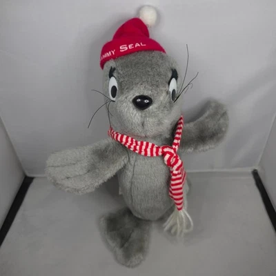 Sealink - Promotional Sammy Seal - Plush Soft Toy 14" Mascot Rare VTG Sea Lion - Image 1 of 4