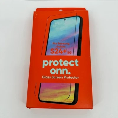 Protector de pantalla de vidrio Onn Protect para Samsung Galaxy S24+ 5G Foto 1 de 3