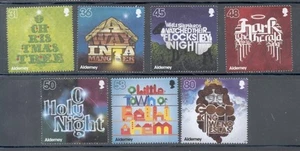 Alderney Sc 389-396 2010 Christmas stamp set mint NH - Picture 1 of 1