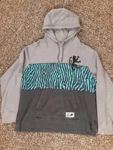 Mens 2XL NIke Lebron Safari Animal Print French Terry Cotton Hoodie - Picture 1 of 14