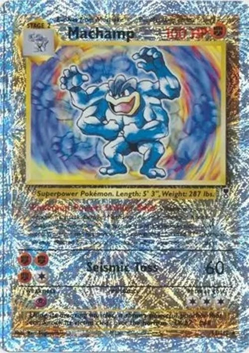 Machamp - 15/110 - Pokemon Legendary Collection Holograma Inverso Tarjeta Rara HP Foto 1 de 1