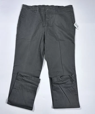 $350 Nuevos Pantalones Chinos MASON'S Para Hombre Talla 36 Cintura Informales Gris Elastizados Frente Plano Foto 1 de 4