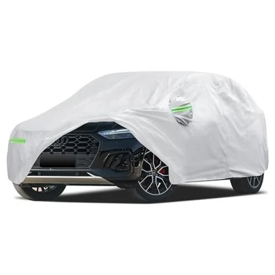 For Audi Q5 2009-2025 Waterproof Car Cover All Weather with Door Zipper Foto 1 de 4