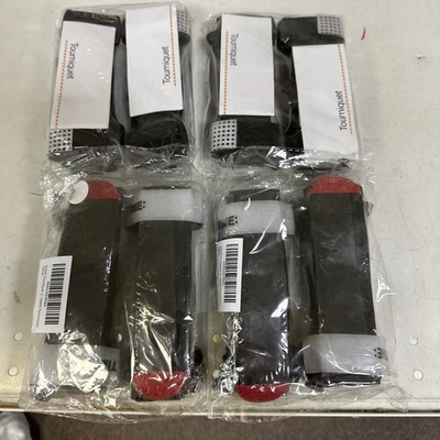 **Paquete de 8** Torniquete de Batalla, Supervivencia Táctica Jusaid 4/2 Paquetes Nuevo en Paquete Foto 1 de 4