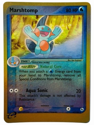 Marshtomp - EX Ruby & Sapphire 41/109 2003 - E Reader - Pokémon - Reverse Holo - Image 1 of 2