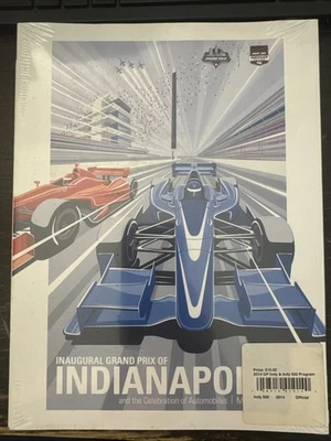 New Sealed 2014 Indy 500 and  Inaugural Grand Prix of Indianapolis Programs - Image 1 of 2