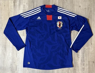 Camiseta de fútbol de Japón de la Copa Mundial 2010 local azul manga larga talla XL  Foto 1 de 4