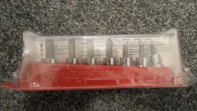 NEW Snap-on™ 3/8" drive T27 thru T55 TORX Socket Driver SET 207EFTXY SEALED - Image 1 of 4