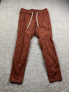 Vuori Ripstop Hose Herren Medium rot Kordelzug leicht Reißverschlusstasche Jogger - Bild 1 von 12