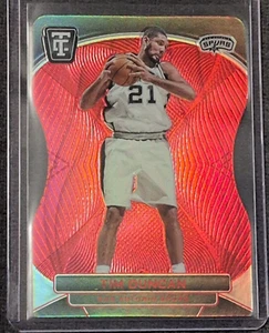 2025 Panini Totally Certified Red Die-Cut Tim Duncan Spurs NBA #176 #'d 20/125 - Picture 1 of 2