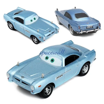 Disney Pixar Cars 2 Finn McMissile 1:55 modellino pressofuso auto giocattolo - Immagine 1 di 4