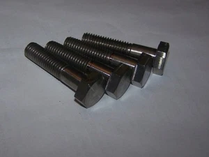 Qty4 Titanium M10 x 45mm Hex Head Bolts Kit Car Hot Rod - Picture 1 of 1