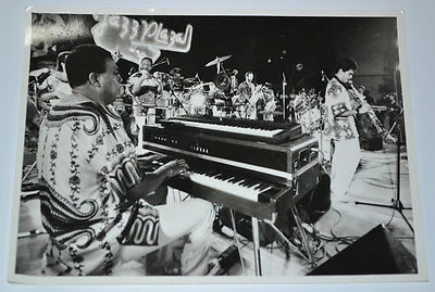 Cuban Photograph.CHUCHO VALDES playing piano during Jazz Plaza 1998.Irakere. - Image 1 of 2