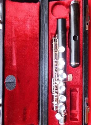 Takezawa Grenadilla wood silver Holz Piccolo Querflöte handmade Nagahara Japan - Bild 1 von 4