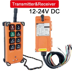 Industrial Wireless Remote Control for Transmitter&Receiver Hoist Crane 12V-24V - Picture 1 of 12