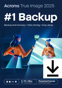 Acronis True Image 2025 | 1 PC/Mac | Dauerlizenz / Perpetual | ESD Download - Bild 1 von 1
