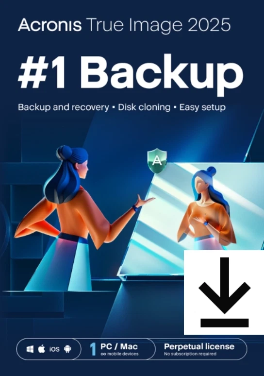 Acronis True Image 2025 | 1 PC/Mac | Dauerlizenz / Perpetual | ESD Download - Bild 1 von 1