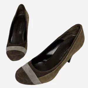 ALBERTA FERRETTI Pumps Absatzschuhe Damen Größe 7,5 Braun Hellbraun Wildleder EU 38 - Bild 1 von 13