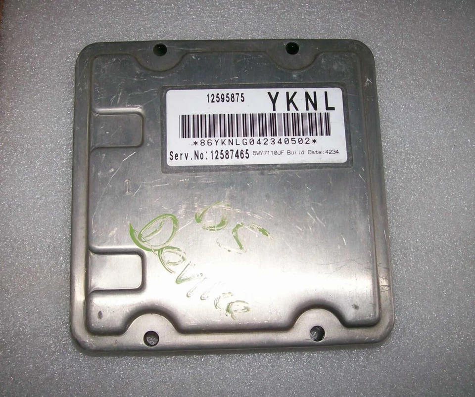 04-05 CADILLAC DEVILLE ECM ECU MÓDULO DE CONTROL DEL MOTOR UNIDAD INFORMÁTICA 12595875 YKNL Foto 1 de 1