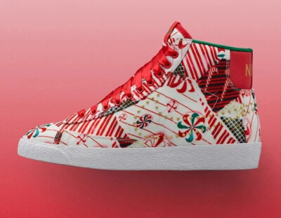 Mujer Raro Nike Blazer Mid QS Navidad Regalo Envuelto Pack 2015 (EU38.5 US7.5) Foto 1 de 4
