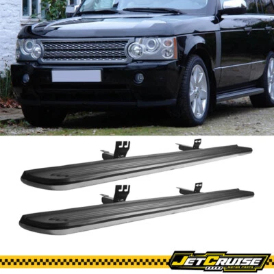 Fits 03-12 Land Rover Range Rover OE Style Running Board Side Step Nerf Bar Pair - Image 1 of 4