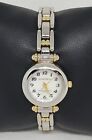 Ladies Jaclyn Smith Two Tone White MoP Dial Analog Watch JS3157 D1
