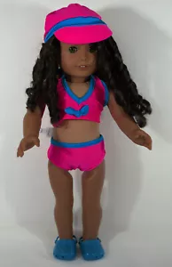 Swimwear Hat For 18 in American Girl Doll Clothes Accessory - Picture 1 of 3