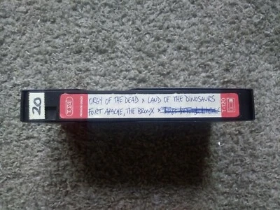 VHS ED WOOD ORGY OF DEAD PLANET DINOSAURS FORT APACHE THE BRONX RARE HORROR CULT - Image 1 of 3