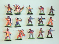 Britains Deetail 15 Indiani e Cowboy Made in China