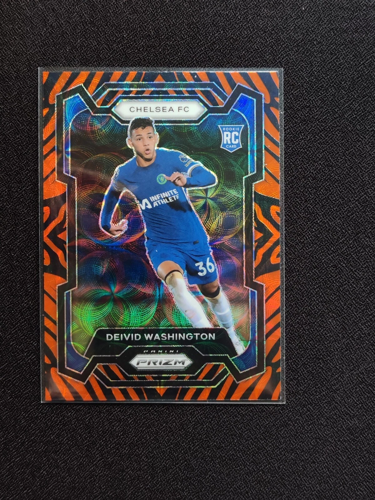 Deivid Washington RC Tiger Stripes  2023-24 Panini Prizm EPL #199 CHELSEA