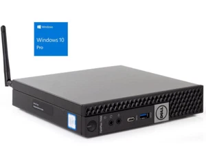 Dell OptiPlex 3050 Micro Intel Core i3-7100T 3.40 GHz 8 GB RAM 128 GB SSD Win 10 - Picture 1 of 5