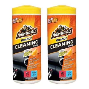 2x ARMORALL ORANGE REINIGUNGSTÜCHER WANNE ARMATURENBRETT TÜCHER HANDTUCH MATT 30 TÜCHER - Bild 1 von 4