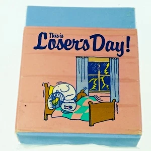 Vintage Ziggy Bleistift Radierer "This Is Loser's Day" Victoria Fancy New Old Stock 1979 - Bild 1 von 5