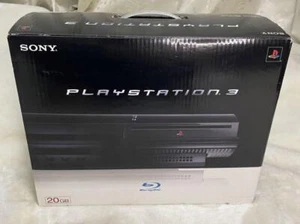 Sony PS3 PlayStation 3 PS 3 CECHB00 Spielkonsole 20GB Schwarz OVP Gebraucht - Bild 1 von 4