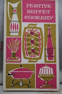 Festive Buffet Cookery, 1965 Peter Pauper MCM Cookbook - Imagen 1 de 5